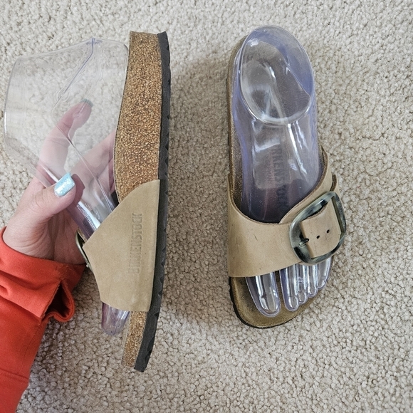 BIRKENSTOCK Madrid Big Buckle Nubuck Leather Sandal 37/6 - Picture 2 of 8
